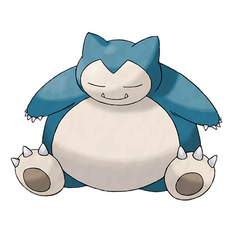 Snorlax relaxing while you plan your next flip