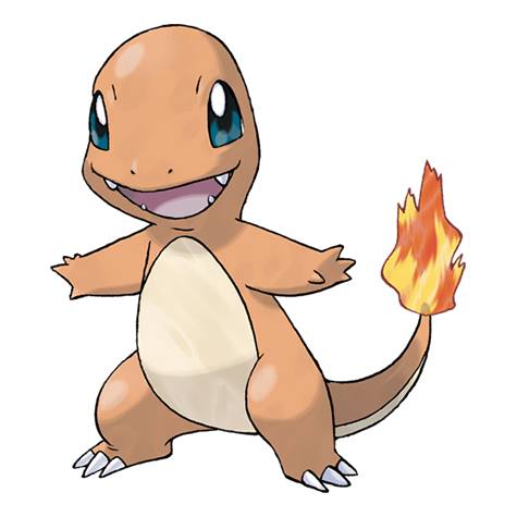 Charmander ready for adventure